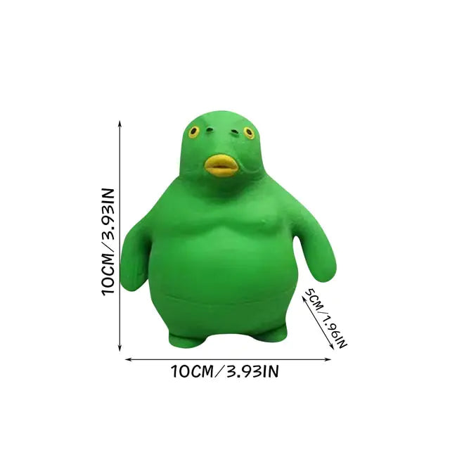 Green Head Fish Squeeze Toy
